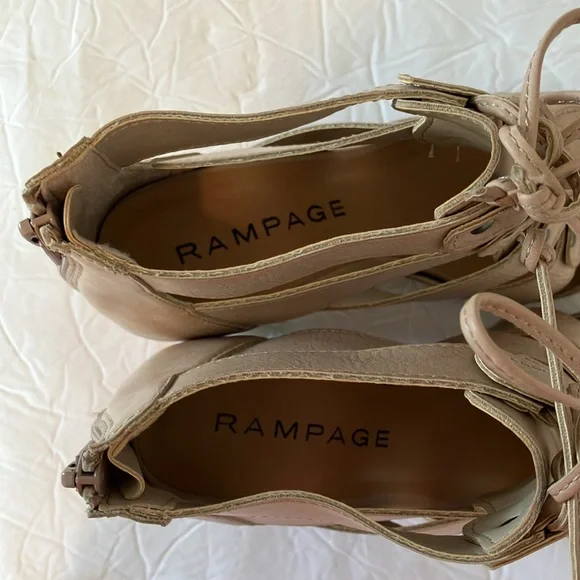 Rampage Valerie ankle blush heel shoes Sz 7M - Picture 5 of 10